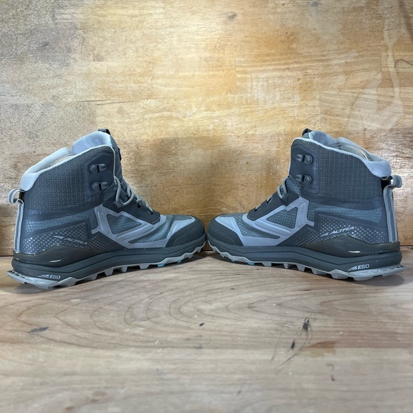 Altra Lone Peak All Weather WATERPROOF Womens Size 8.5 Hiking Boots Shoes Gray - Picture 5 of 9